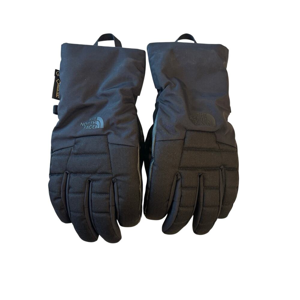 The North Face quilted black mens sz LG gloves